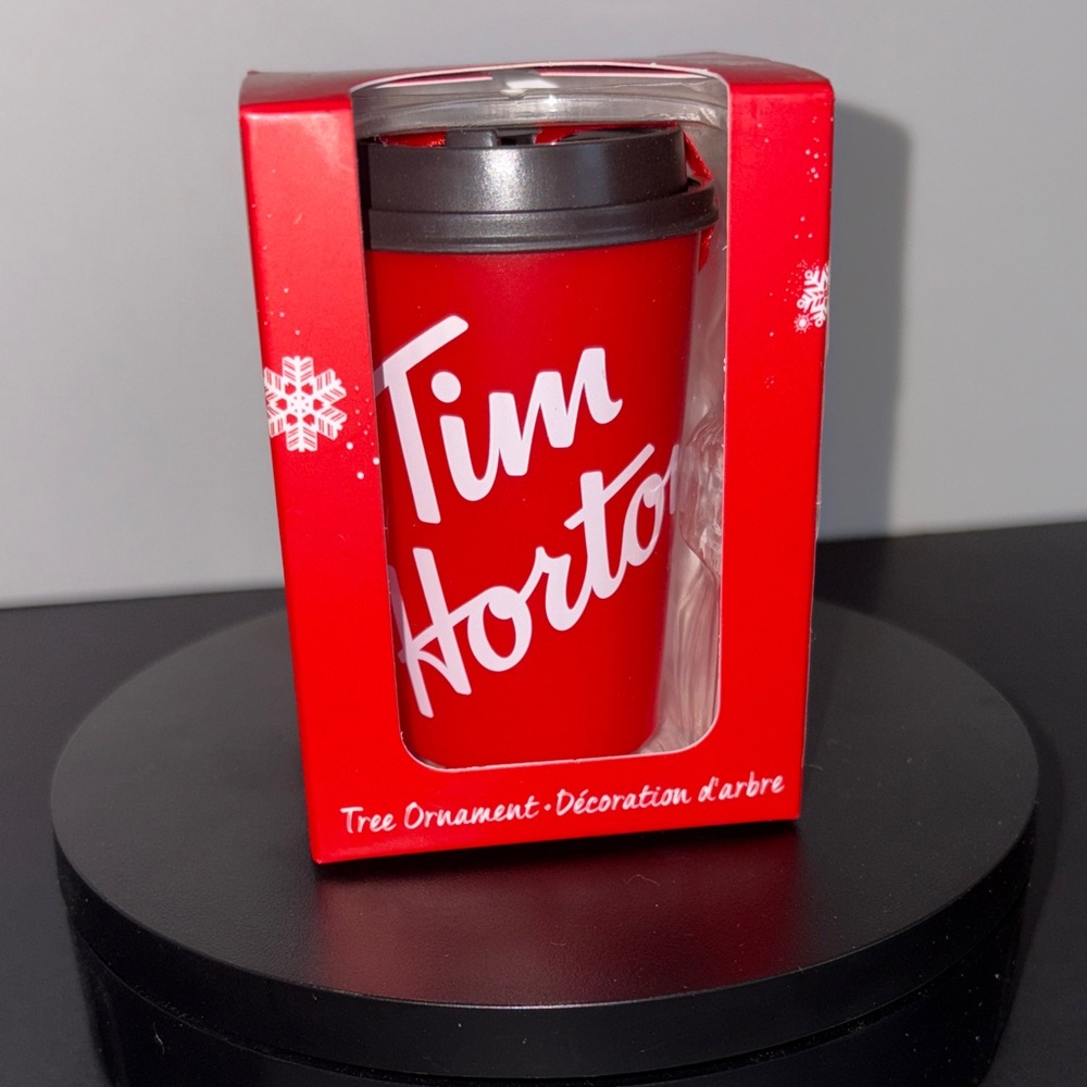 Tim Hortons Red Holiday Cup Tree Ornament 2019